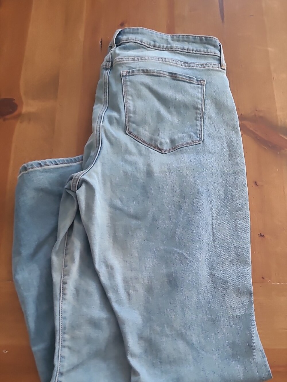 Old Navy Light Blue High Rise Kicker Boot Cut Jeans - Picture 3 of 3